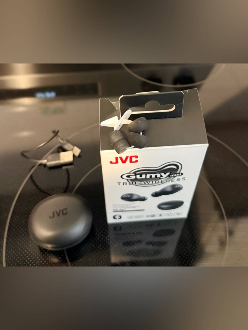 JVC Gumy Mini True Wireless Earbuds - Black NWOT